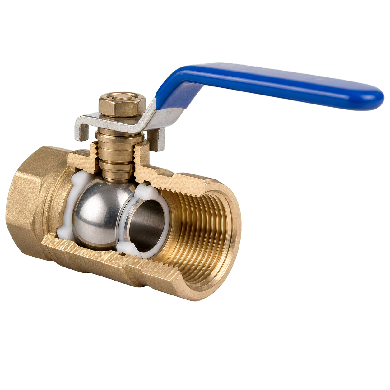 Ayvaz SK-120 DN15 Pirinç Küresel Vana