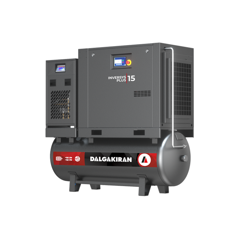 Dalgakıran INVERSYS Plus 15-10-500D 15 kW 10 bar Vidalı Hava Kompresörü