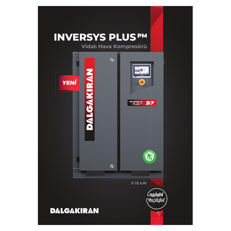 Dalgakıran INVERSYS PLUS PM 15 Deposuz Vidalı Hava Kompresörü