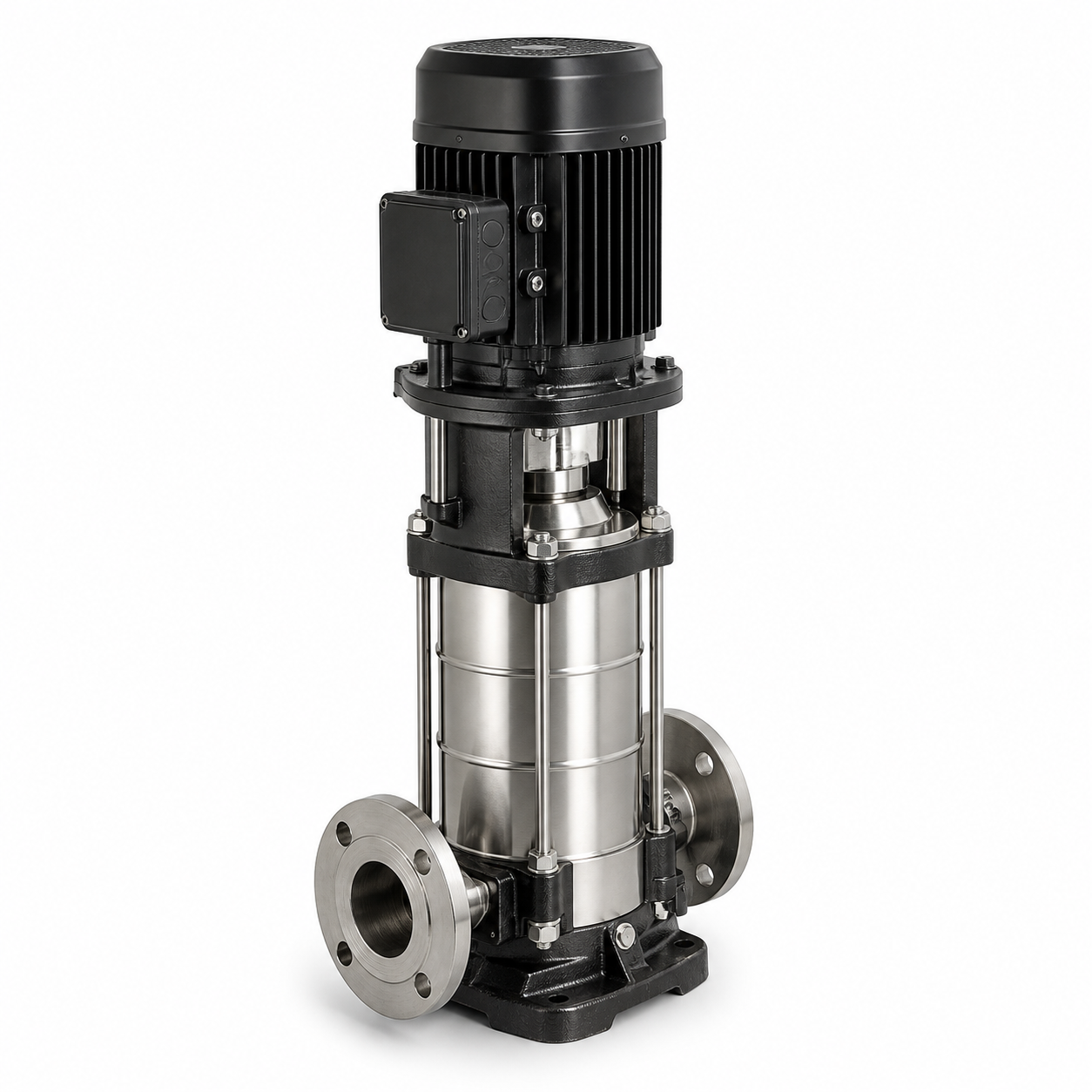 EBARA EVMSG10 15F5Q1BEGE/5.5  AISI304 DİKEY ÇOK KADEMELİ in-line SANTRİFÜJ POMPA