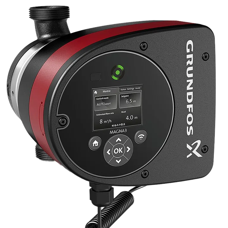 GRUNDFOS MAGNA3 25-60 180 1×230 V PN10 FREKANS KONTROLLÜ ISLAK ROTORLU IN-LINE SİRKÜLASYON POMPASI