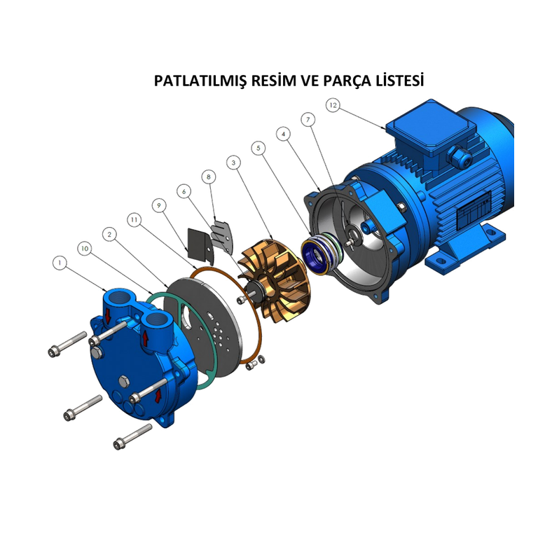 GMVP 120/030 MONO BLOK VAKUM POMPASI