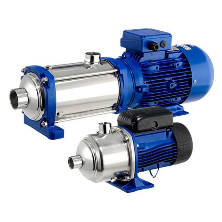 LOWARA 5HM06P15T5RVBE 1,5 kW AISI304 GÖVDELİ TEKNOPOLİMER ÇARKLI YATAY ÇOK KADEMELİ SANTRİFÜJ POMPA