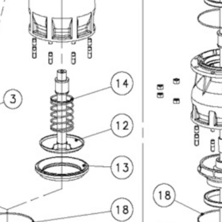 LOWARA 768680120 VALVE SPRING 126TLA99 4401 Vana Yayı