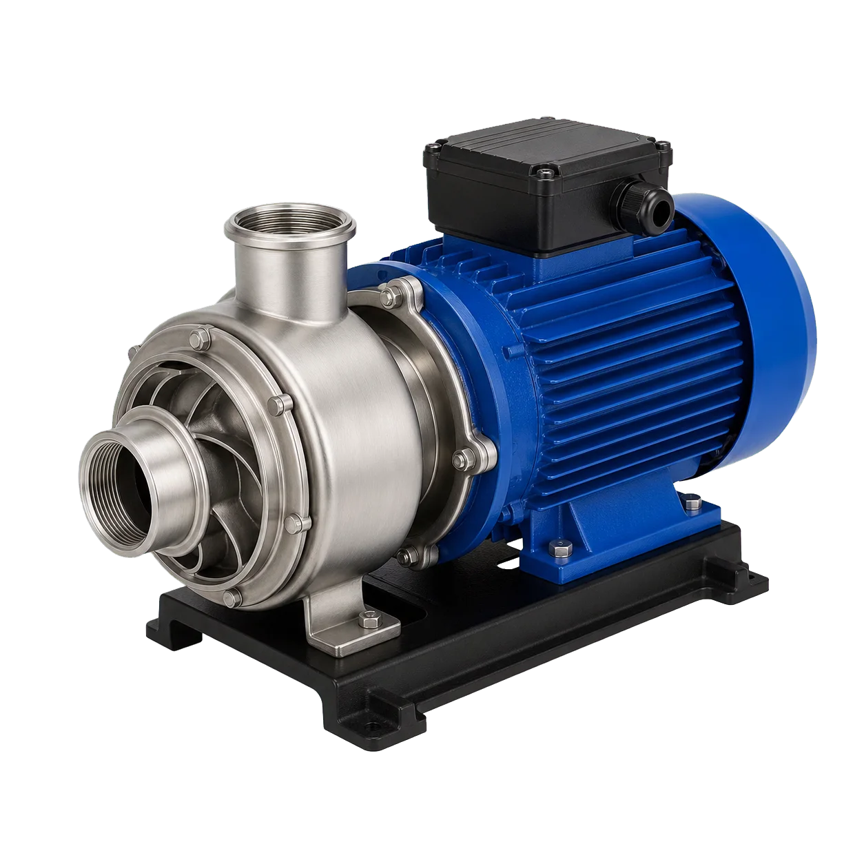 LOWARA CO 500/22K/D AISI316L YATAY MONOBLOK AÇIK ÇARKLI SANTRİFÜJ POMPA 