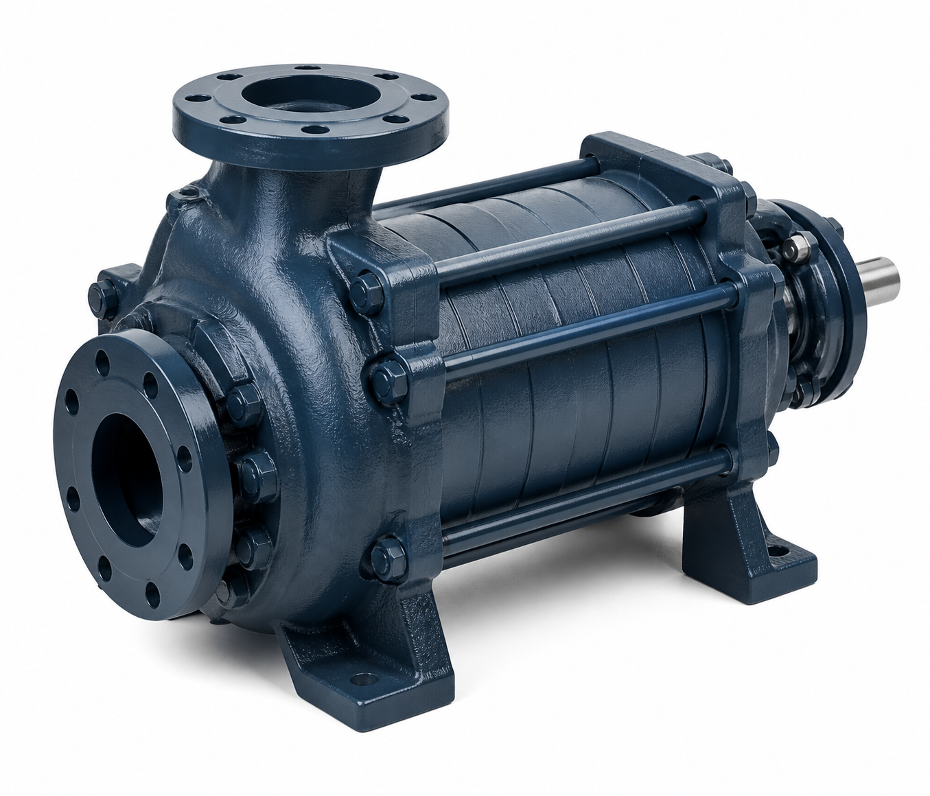STANDART SKM 100-6/75 kW DÖKÜM GÖVDELİ YATAY ÇOK KADEMELİ SANTRİFÜJ POMPA