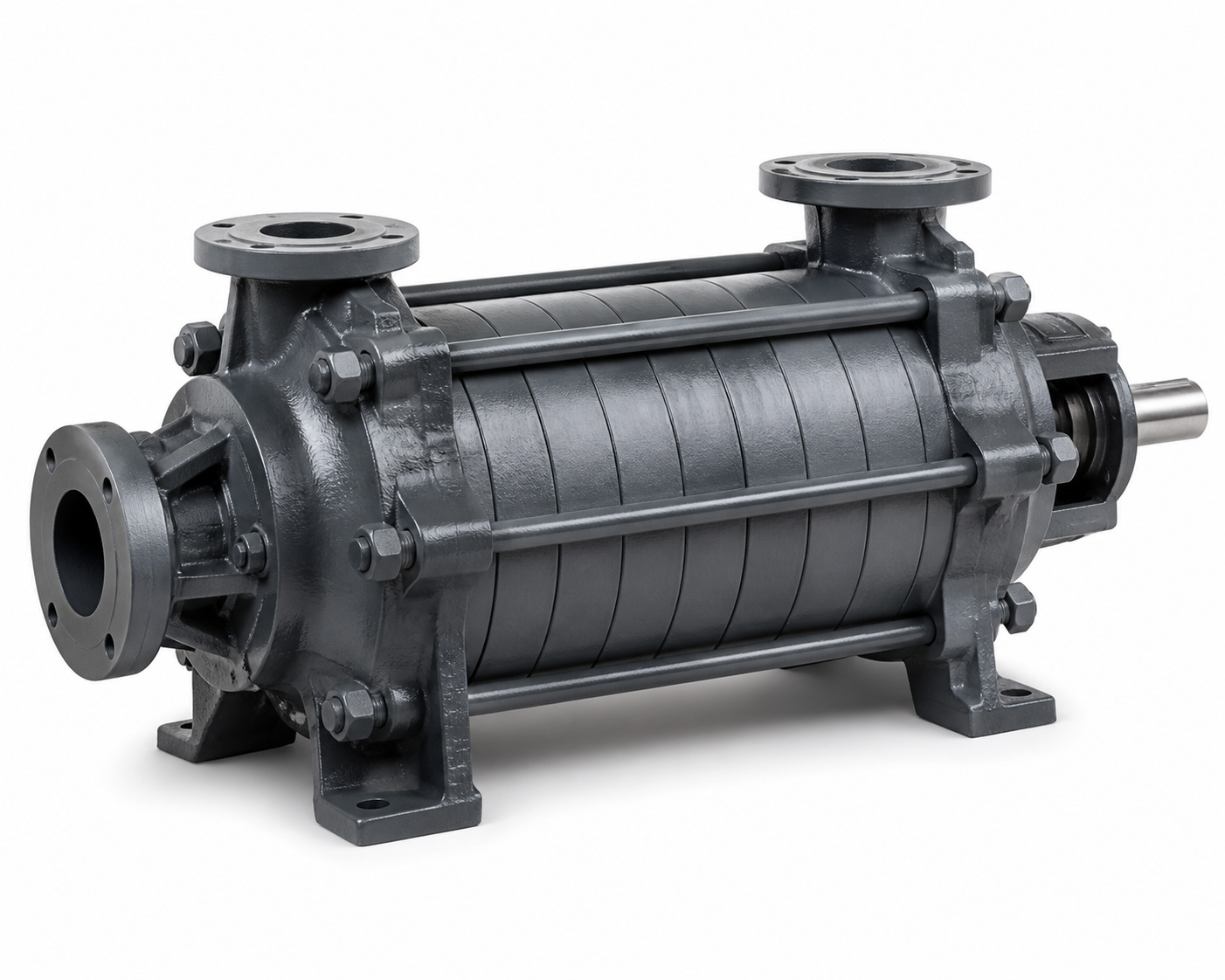 STANDART SKM 100-6/75 kW DÖKÜM GÖVDELİ YATAY ÇOK KADEMELİ SANTRİFÜJ POMPA