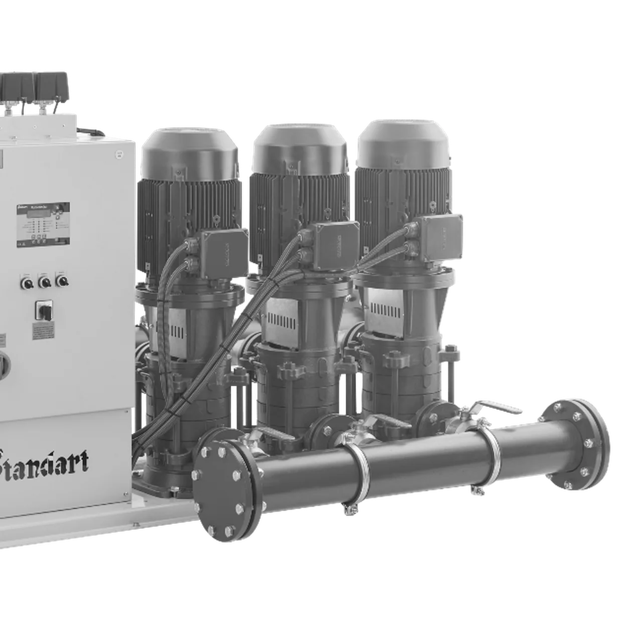 STANDART TH-3xCDLF 12/9 5,5_kw 3 POMPALI SABİT DEVİRLİ KOMPLE AISI304 PASLANMAZ KULLANIM SUYU HİDROFORU