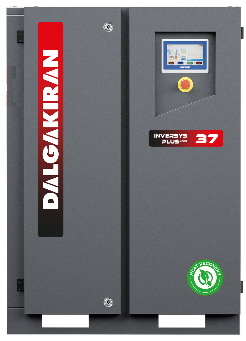 DALGAKIRAN INVERSYS PLUS Serisi (Zemine Monte) İnvertörlü Vidalı Kompresör