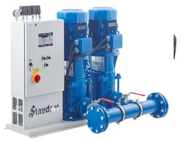 STANDART TH 2xGRV-VD 5 İKİ POMPALI SABİT DEVİRLİ DÖKÜM GÖVDELİ HİDROFOR SETİ